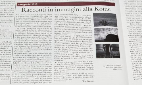 Mostra Koinè (Scicli, RG) articolo